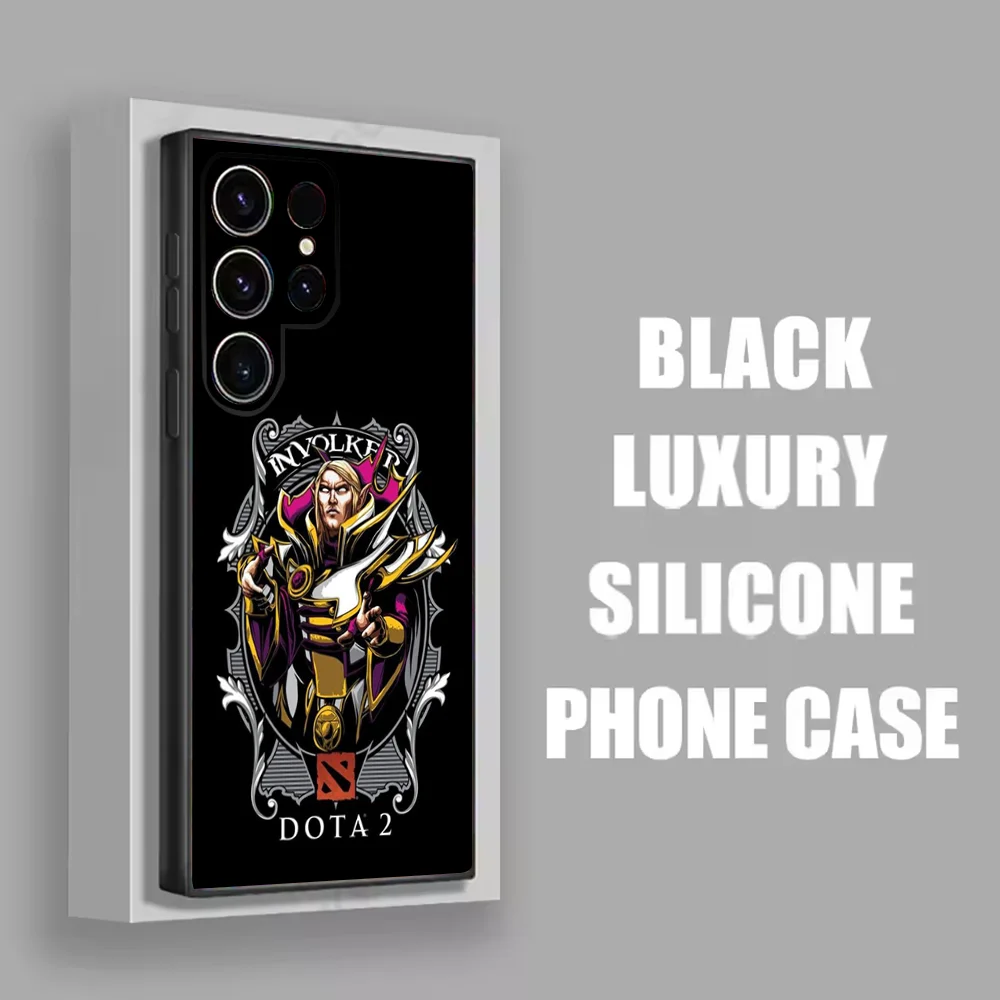 حافظة هاتف Game D-Dota 2 لهاتف سامسونج S25، S24، S21، S22، S23، S30، Ultra، S20، Plus، Fe، Lite، Note، 10 غلاف ناعم أسود #6