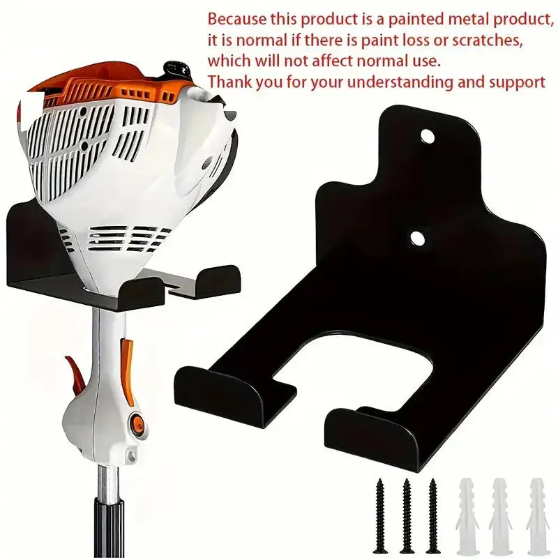 ガレージオーガナイザー、トリマーラック、ガーデンパワーツールハンガー、雑草刈り機ホルダー、壁掛け式、草刈り機、生垣、ガーデンツール用