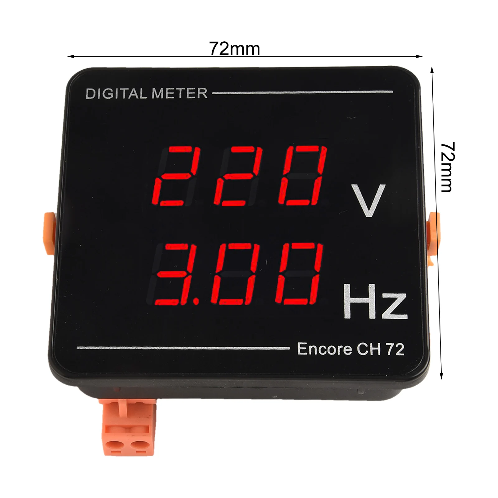 

1pc Voltage Frequency Meter Dual Digital Display AC50-500V 10-99.9HZ Digital Voltmeter For Detect Voltage Frequency Levels