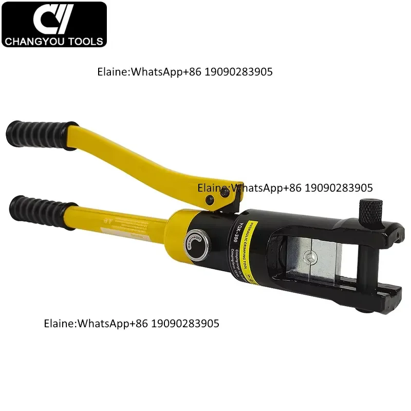 YQK-300 12 Ton Hydraulic Lug Terminal Crimping Tool Hand Operate Cable Wire Crimper with 20mm Stroke view 3