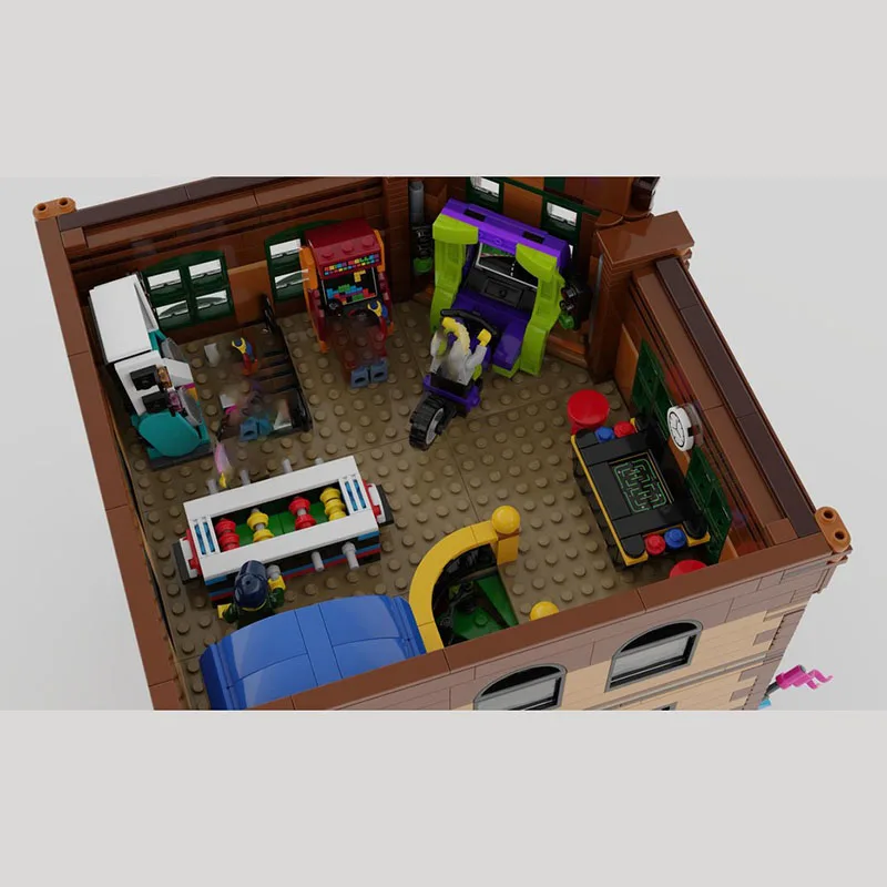 Nuovi blocchi di costruzione MOC Modelli di costruzione Sala giochi arcade Blocchi di costruzione modulari Giocattoli per bambini Regali Set di assemblaggio fai-da-te