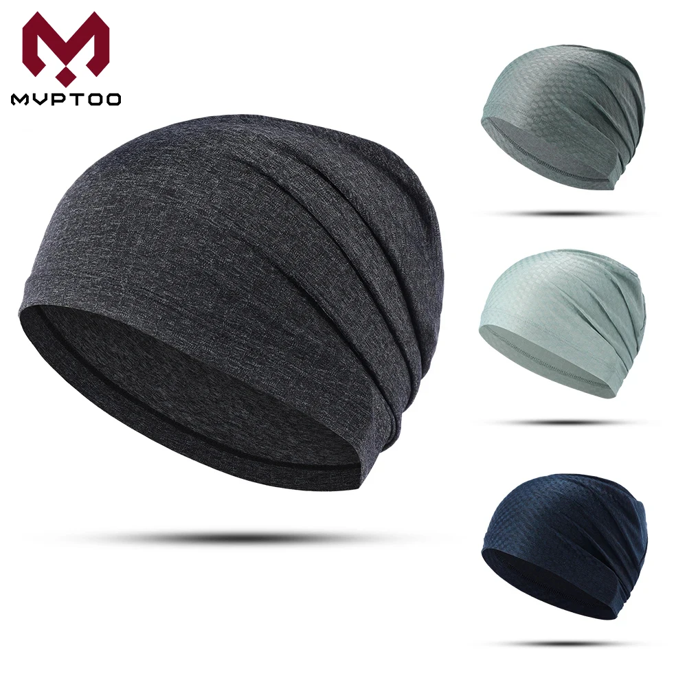 Breathable Bandana Summer Quick-drying Beanies Hats Soft Headwear Sun Protection Caps for Sports Outdoor Running Cycling Hiking