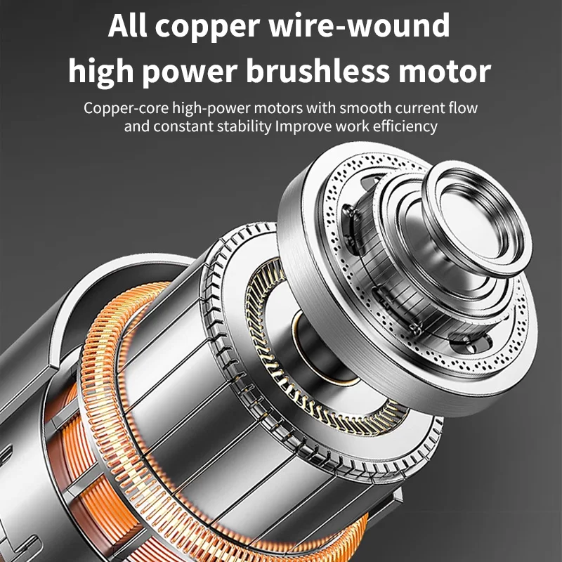 Mamidw Bezkartáčová elektrická úhlová bruska Elektrická bruska a řezačka Dobíjecí leštička pro Milwaukee 12V baterie - náhled 3