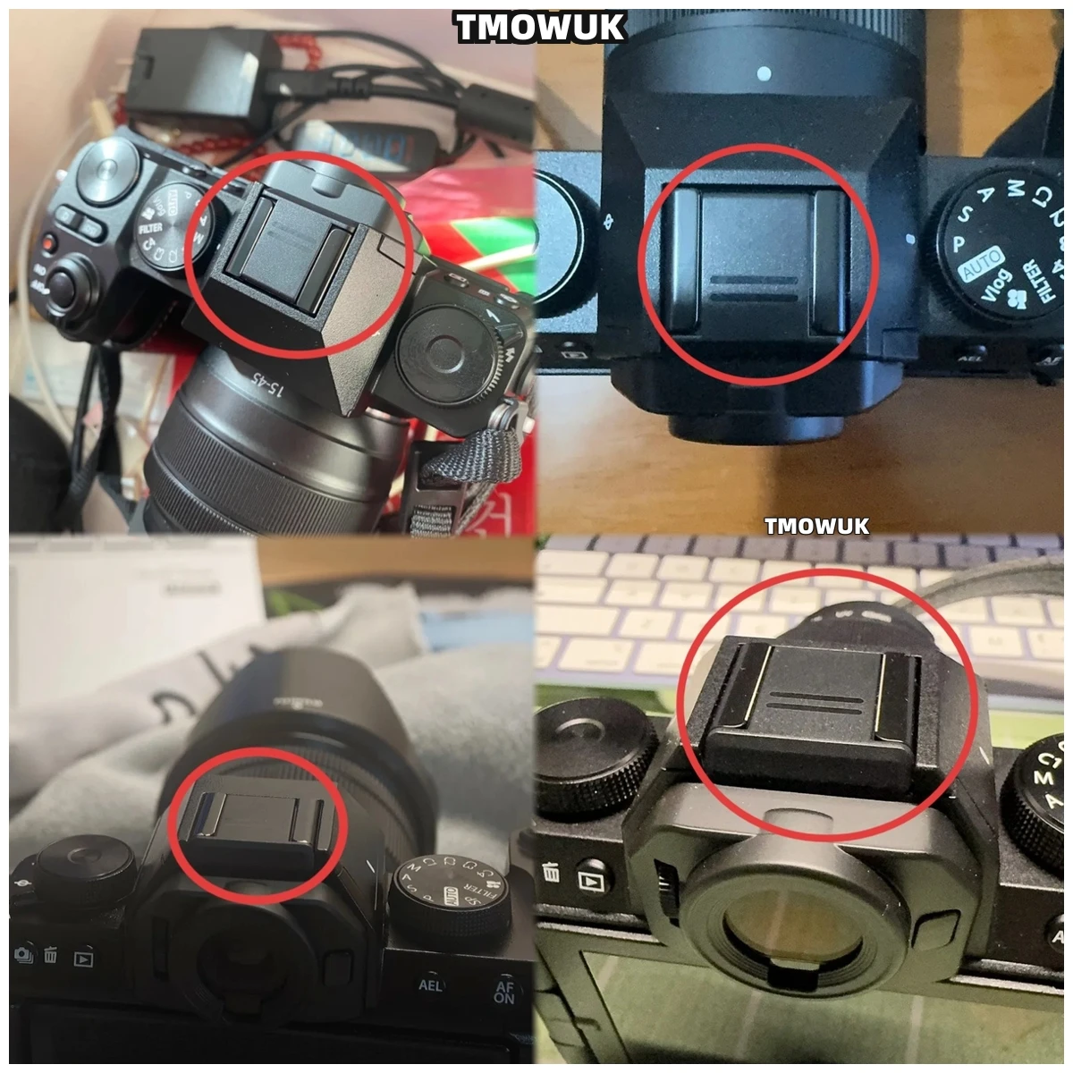 

For Fujifilm X100VI GFX100RF GFX100II X-T5 X100V X-E4 X-H2 X-S20 Hot Shoe Cover Camera Accessories Cap Protector