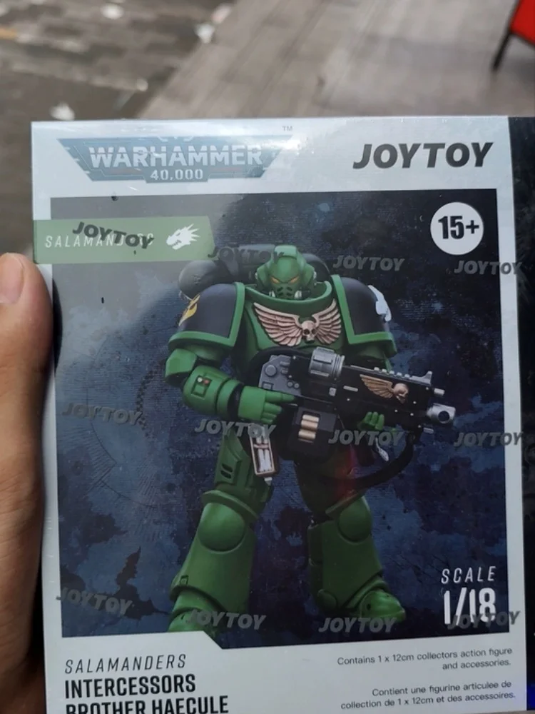 JOYTOY Warhammer 40000 1/18 escala Intercessor figura de acción conjunto de 4 juguetes de modelos coleccionables para regalo