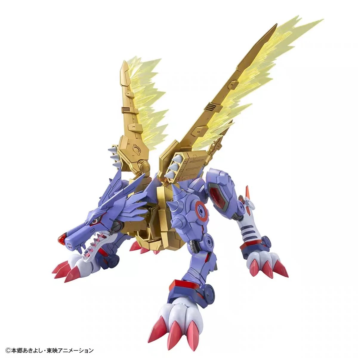 Genuino Bandai FRS Digimon Adventure Metal Garurumon War Greymon Omegamon X-Antibody Anime Action Figure Giocattoli di modello di assemblaggio