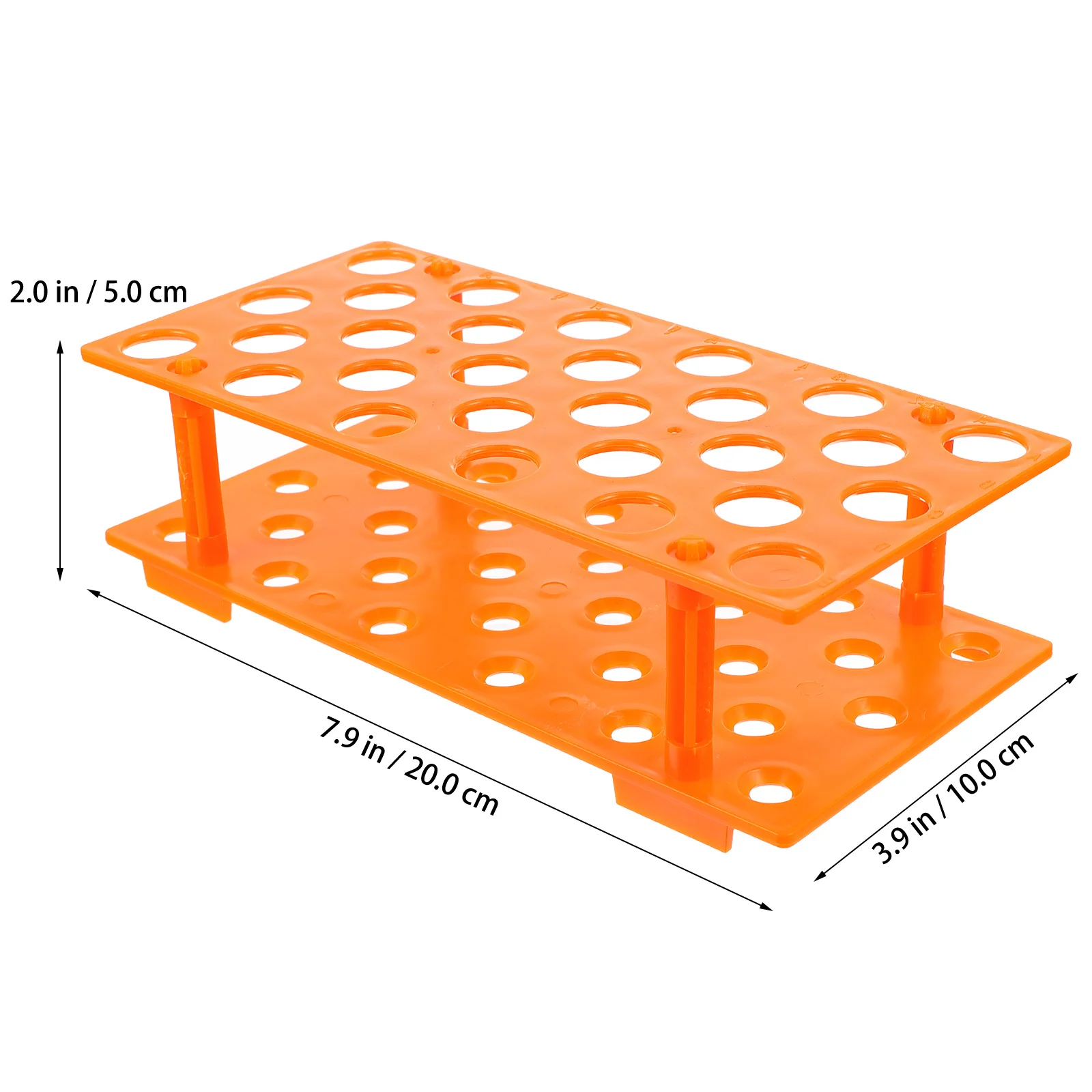 28 Holes Plastic Tube Rack Holder Thickened for 10ml 15ml and 50ml Tubes Lab Organizer Tube Rack