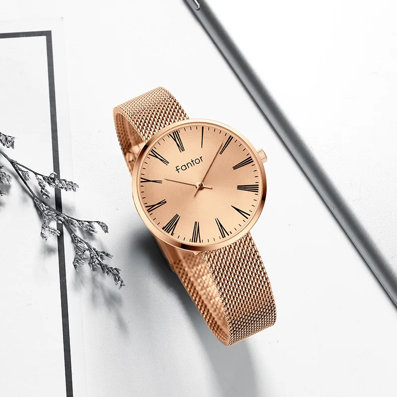 Women's Watches Brand Fashion Ladies Watch Leather Watch Female Quartz Wristwatches Waterproof Clock