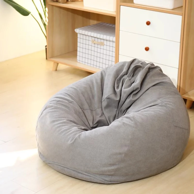 

Modern Single Bean Bags Sofas Nordic Giant Fluffy Modern Bean Bags Sofas Reclinabl Dormitory Relleno Para Puffs Home Decorations