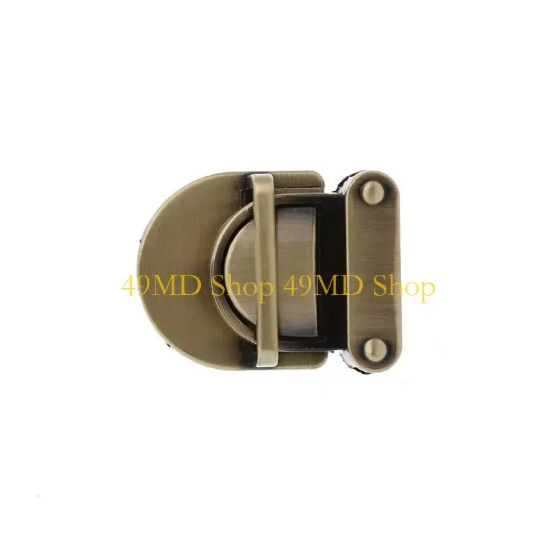 49MD Metal Clasp Turn Lock Lock Lock for DIY Handbag Base Fresure Aline