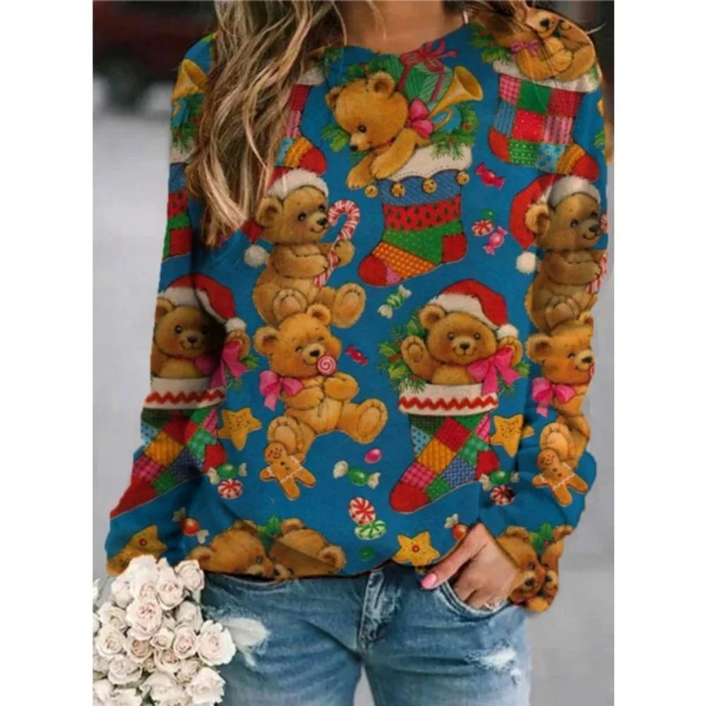 Nueva planta Floral vaca sudaderas con estampado 3D de las mujeres raglán de manga larga sudaderas con capucha Casual Y2k jerseys Harajuku Tops ropa femenina