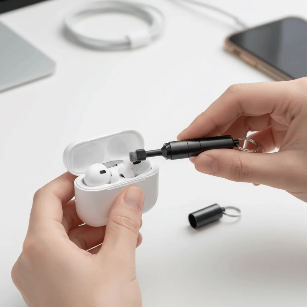 Multitool Portable Multifunction Tool Versatile Implement Eject Pin SIM Card Tray Removal Tool Cleaning Brush