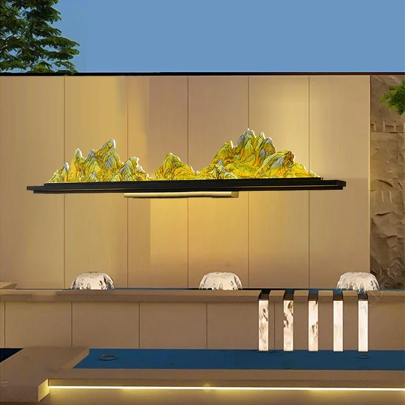 

COLIN электричество уличная настенная лампа креативный пейзаж водостойкая фреска двор стены сад причастие украшение живопись