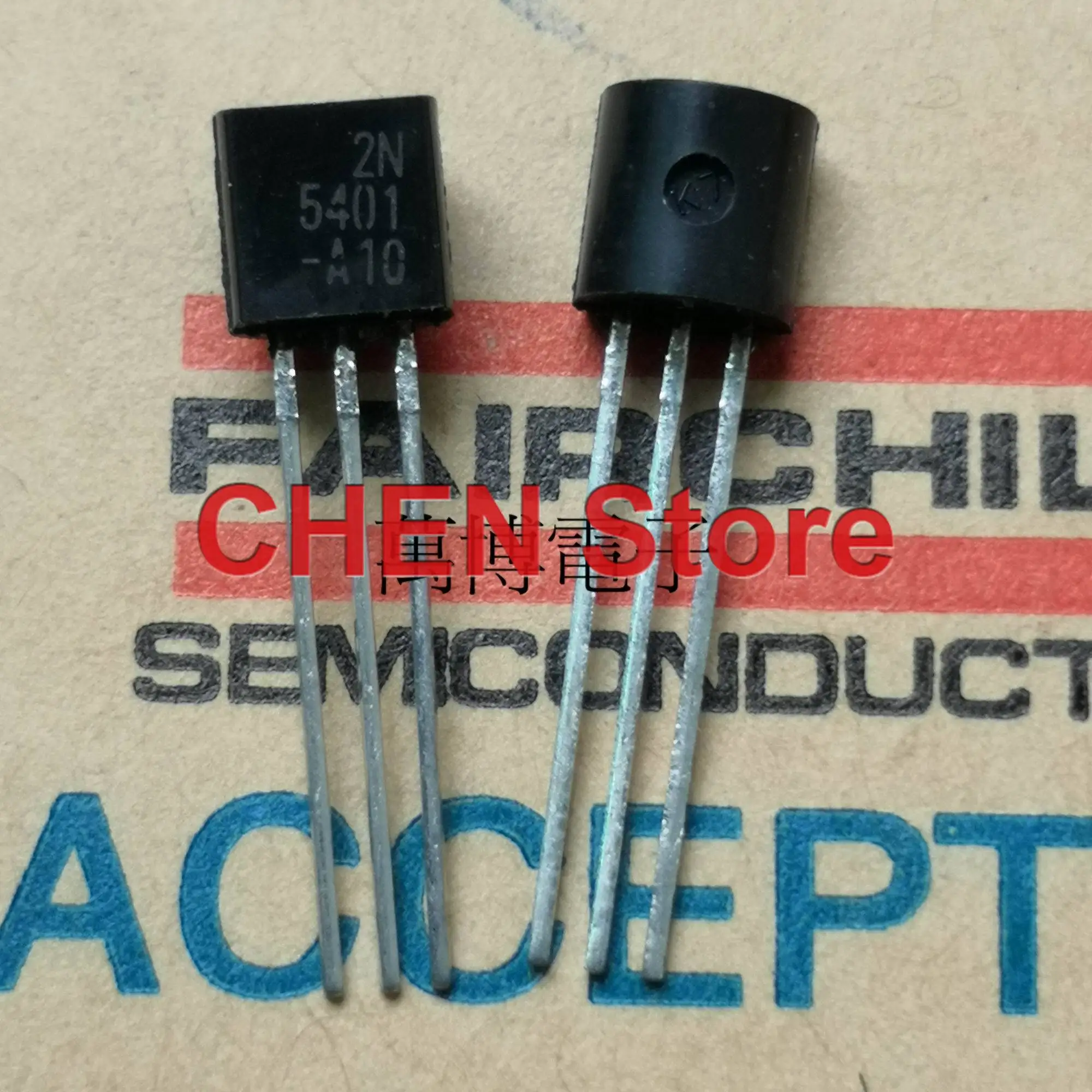 

10pair FAIRCHILD 2N5401 2N5551 TO-92 Audio pair tube 5401 5551 transistor Triode