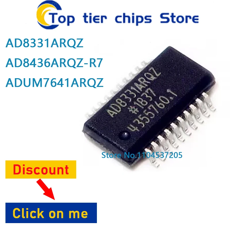 1PCS~10PCS/LOT  AD8331ARQZ AD8436ARQZ-R7 ADUM7641ARQZ CH334R QFP 100% NEW