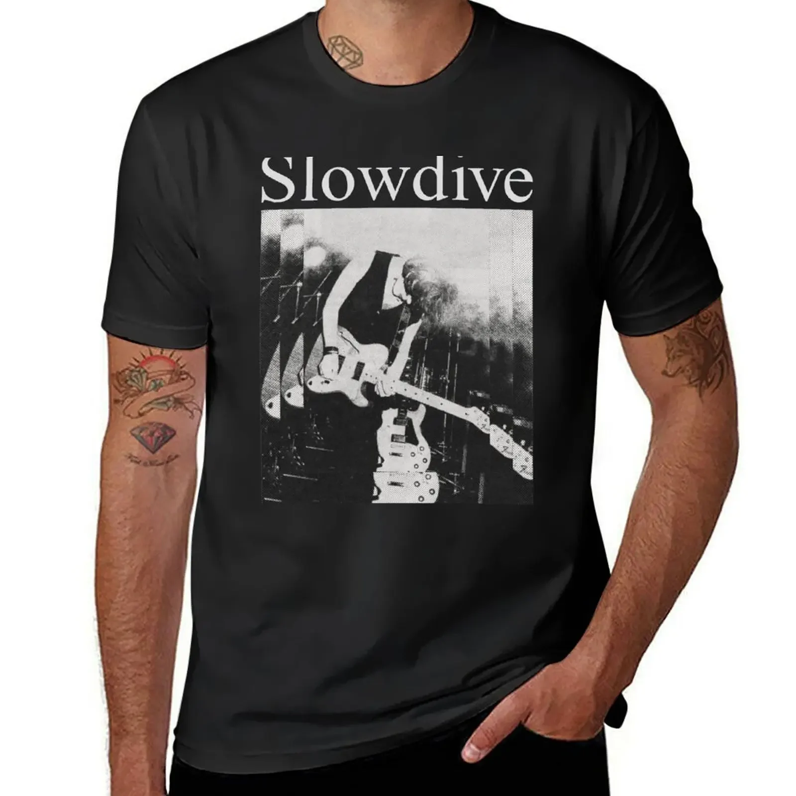 

Slowdive // Goswell T-Shirt tops street wear Short sleeve tee sweat shirts, men