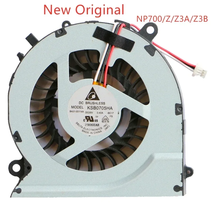 New Original laptop CPU cooling fan for Samsung np700z3a np700z3c np700z5a np700z5c NP-700Z np700z4a BA31-00114A KSB0705HA-BE17