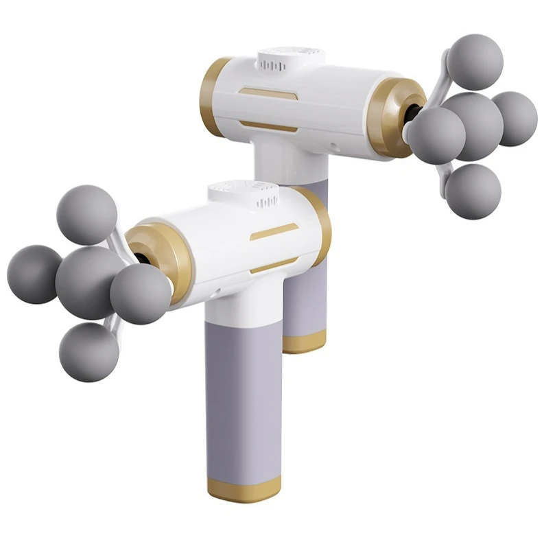

Массажный пистолет 11-в-1 с 99 уровнями мощности, высокочастотный вибрационный массажер для тела, рук и ног