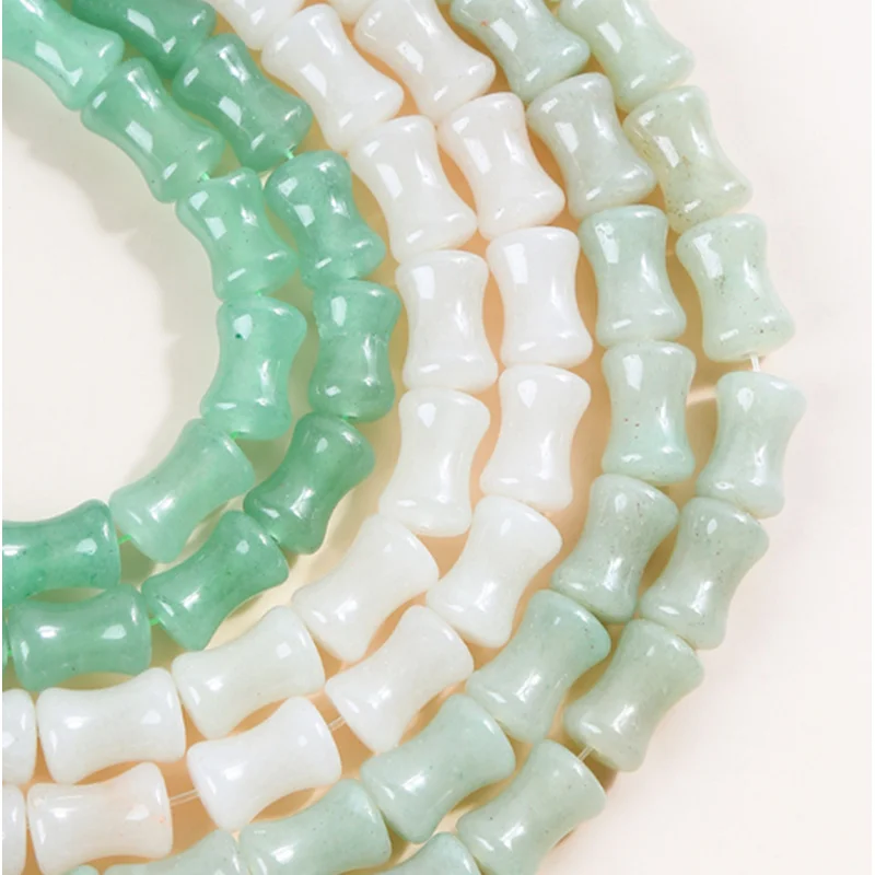 

3 цвета, 8*12 мм, натуральный зеленый/белый нефритовый драгоценный камень, свободные бусины 15 дюймов AAA