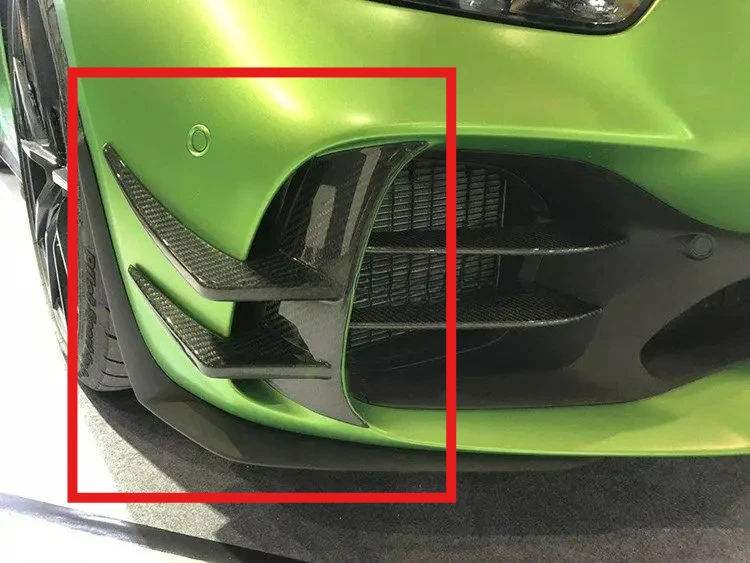 

Воздушный нож из карбона для переднего бампера Mercedes-Benz AMG GTR