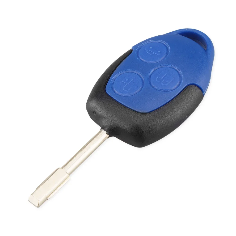 Dandey Blue Car Key Shell 3 pulsanti per Ford Transit WM VM 2006 2007 2008 2009 2010 2011 2012 2013 2014 Connect Remote Key Case