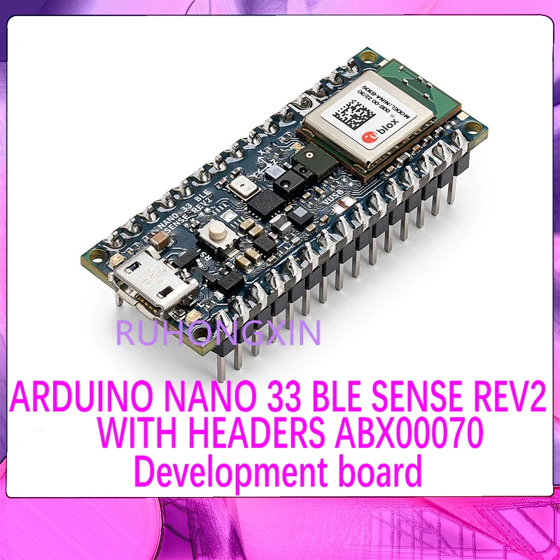 

ARDUINO NANO 33 BLE SENSE REV2 WITH HEADERS ABX00070 NRF52840 development board