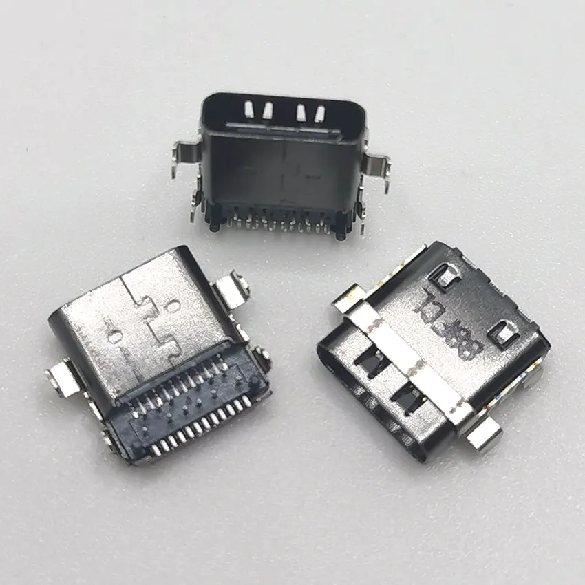 1-10PCS USB 3.1 Type C Female Connector Jack Female Socket Power Dock For Lenovo thinkpad x1 tablet Type-c Charging Port