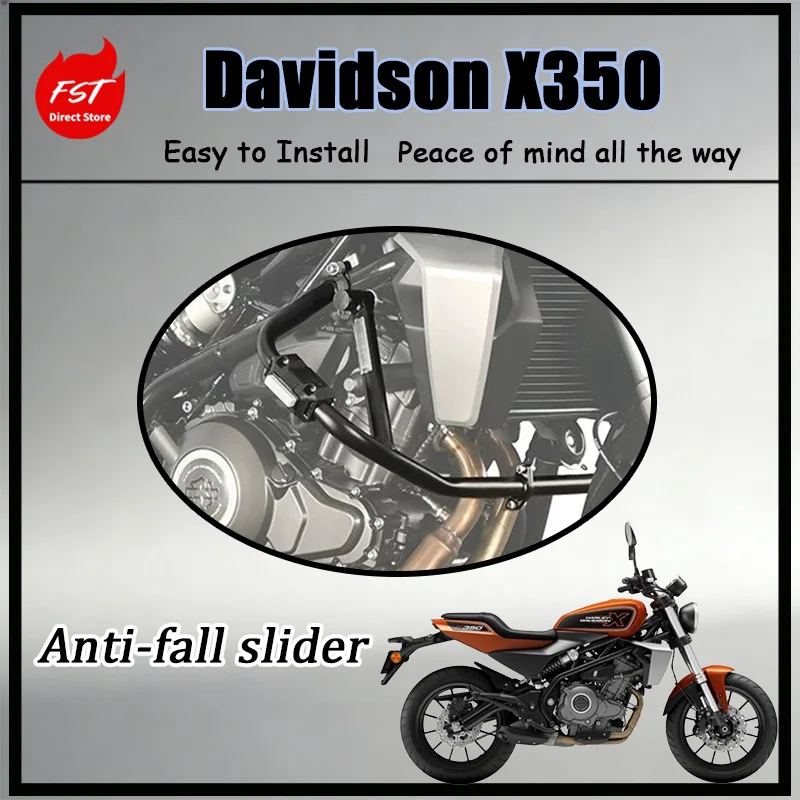 

FOR Premium Racing Crash Bar Frame Slider Radiator Guard for Davidson X350 Motorcycle Modification Accessory