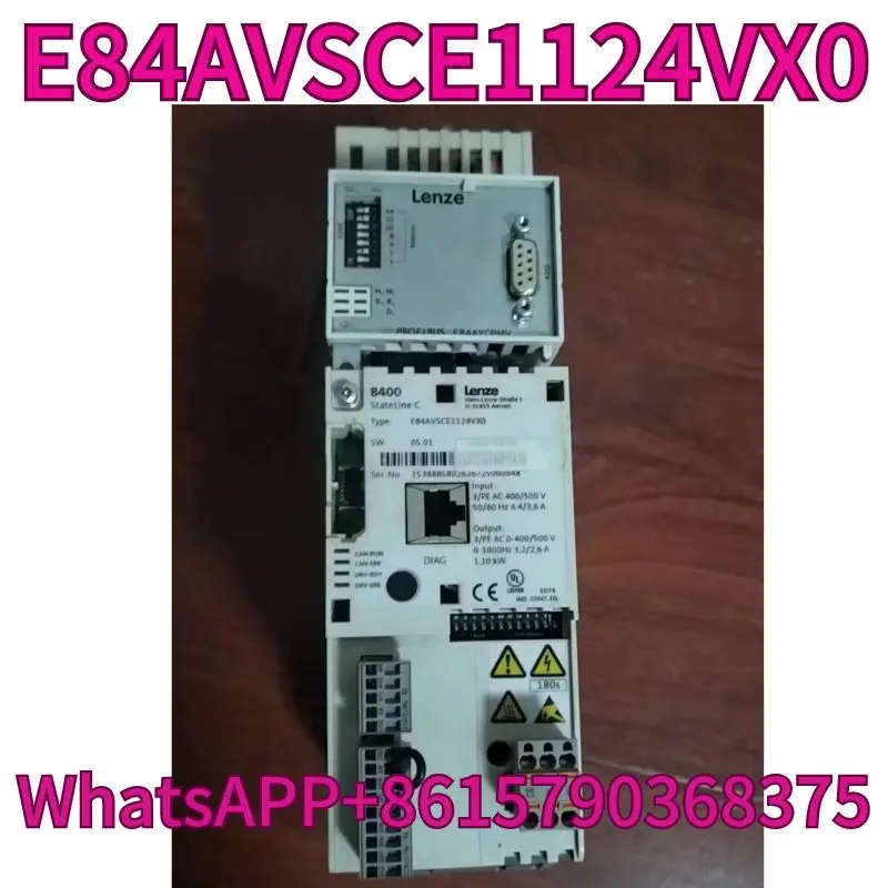 

Used frequency converter 1.1KW E84AVSCE1124VX0 tested OK and shipped quickly