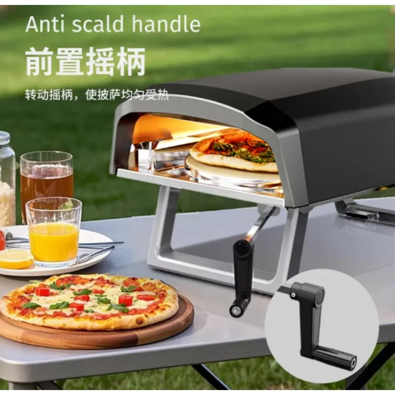 Outdoor Pizza Kiln Stove Portable Gas Pizza Oven Household Small Oven