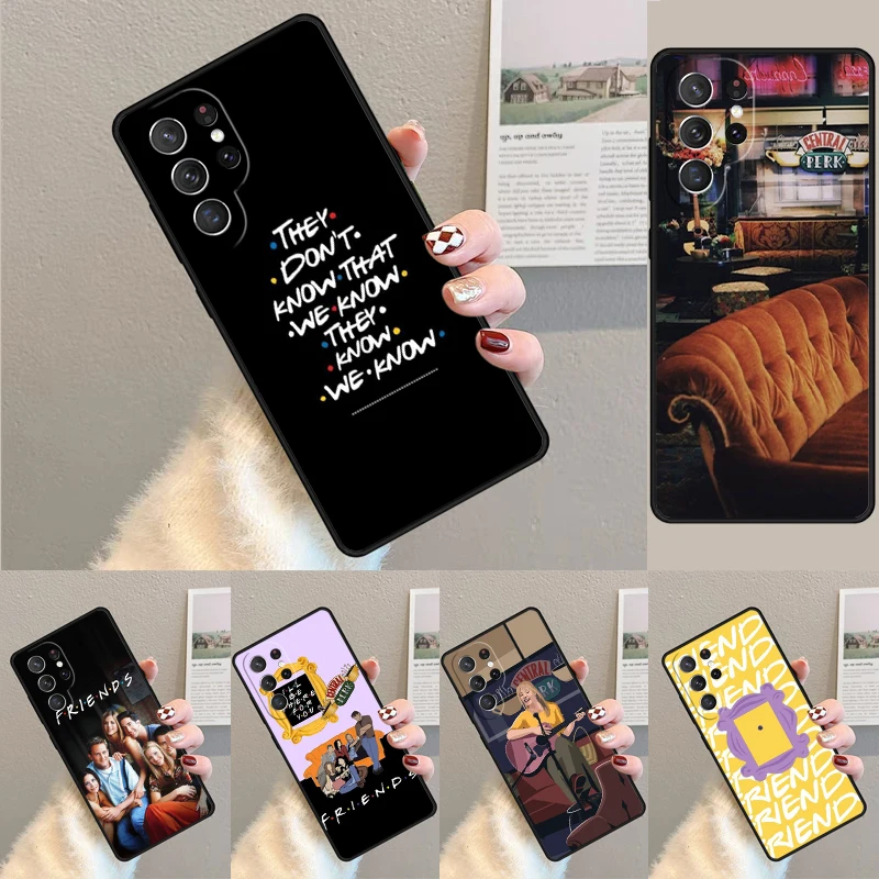 Friends TV Central Coffee phone case Cover For Samsung Galaxy S24 S25 Ultra S21 S22 Ultra S10E Note 10 Plus Note 20 FE S23