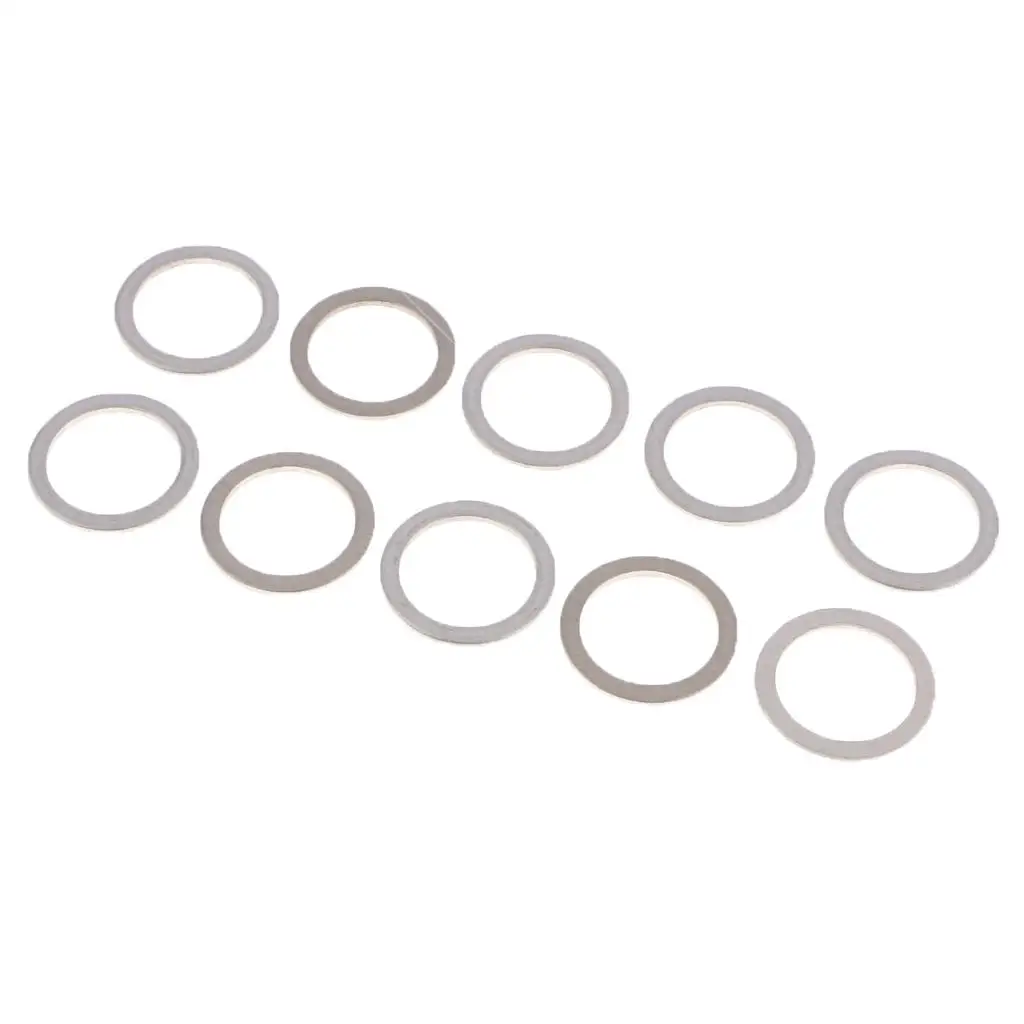 10Pcs/Set M18 Aluminum Engine Oil Drain Plug Crush Gasket Washers Seals for Toyota Lexus