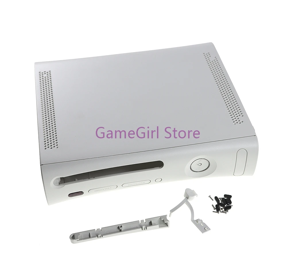 1Set Black White Color Full Set Housing Shell Protective Case For XBOX360 XBOX 360 Fat Console Replacement view 5