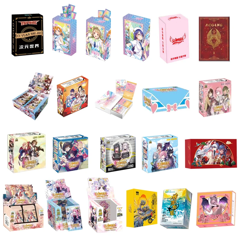 

Goddess Story Collection Cards Booster Box Sexy Limted PR Bikini Puzzle Anime Playing Game Board Cards