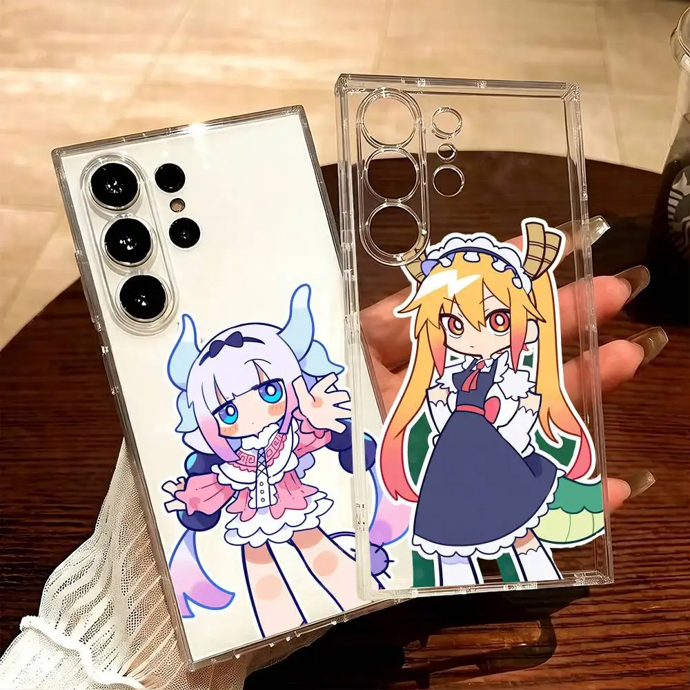 T-Tohru From M-Miss K-Kobayashis Phone Case For Samsung S25,S24,S21,S22,S23,S20,Ultra,Plus,lite,fe,5G Transparent Cover