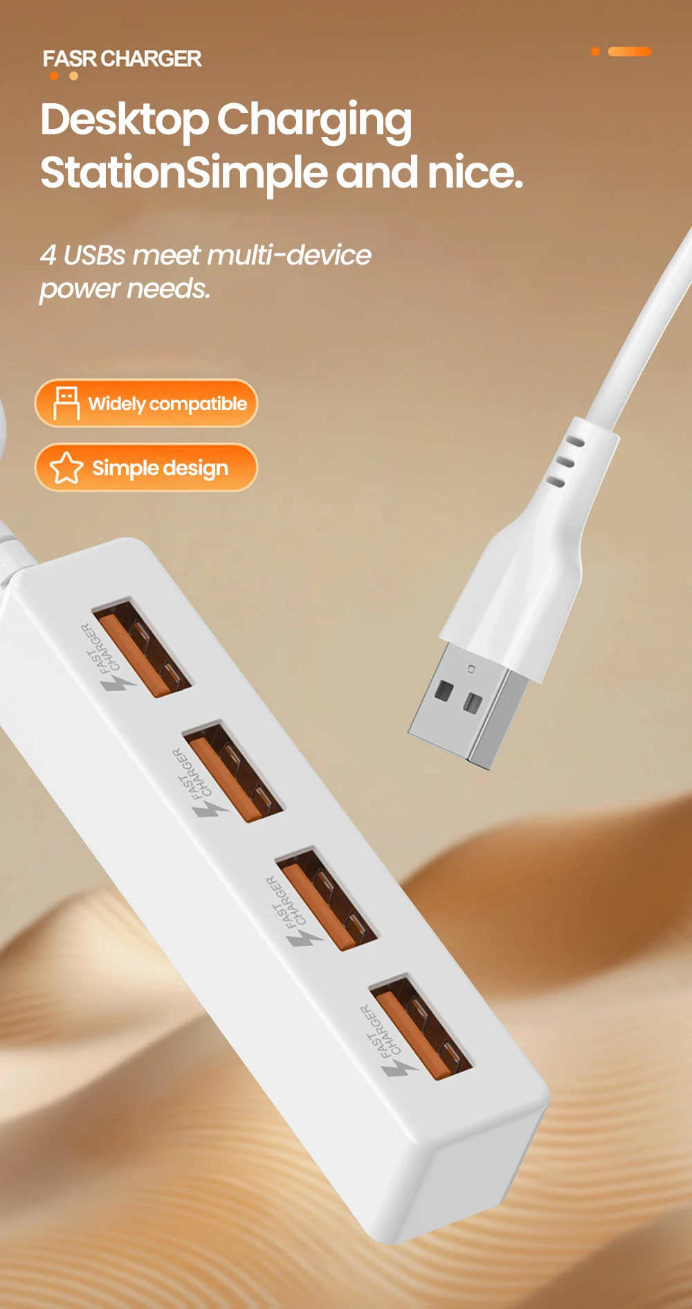 USB 4-Port Socket HUB USB Splitter High Speed Hub USB 2.0 USB HUB Splitter Multiple Extender USB Socket For PC Computer