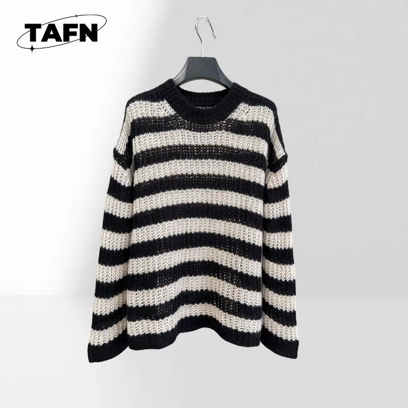 

Теплый шерстяной свитер для женщин, повседневный, но изысканный стиль для зимы, удобный хлопковый вязаный свитер для женщин, мягкий и легкий AI1547