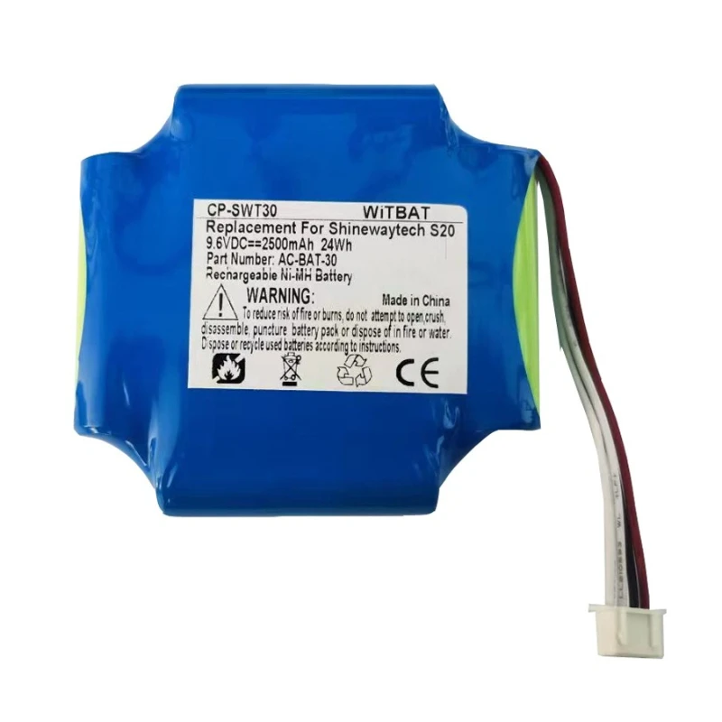 Newest AC-BAT-30 9.6V 24Wh 2500mAh Rechargeable Battery Pack for ShinewayTech S20A OTDR HP-AA High Quality Ni-MH Battery Pack