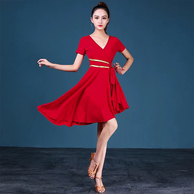 

Springtime New Style Latin Dance Suit Modern Line Dance Clothing Women Major Skirts Samba Wear Dress Costume Match Stage Novelty