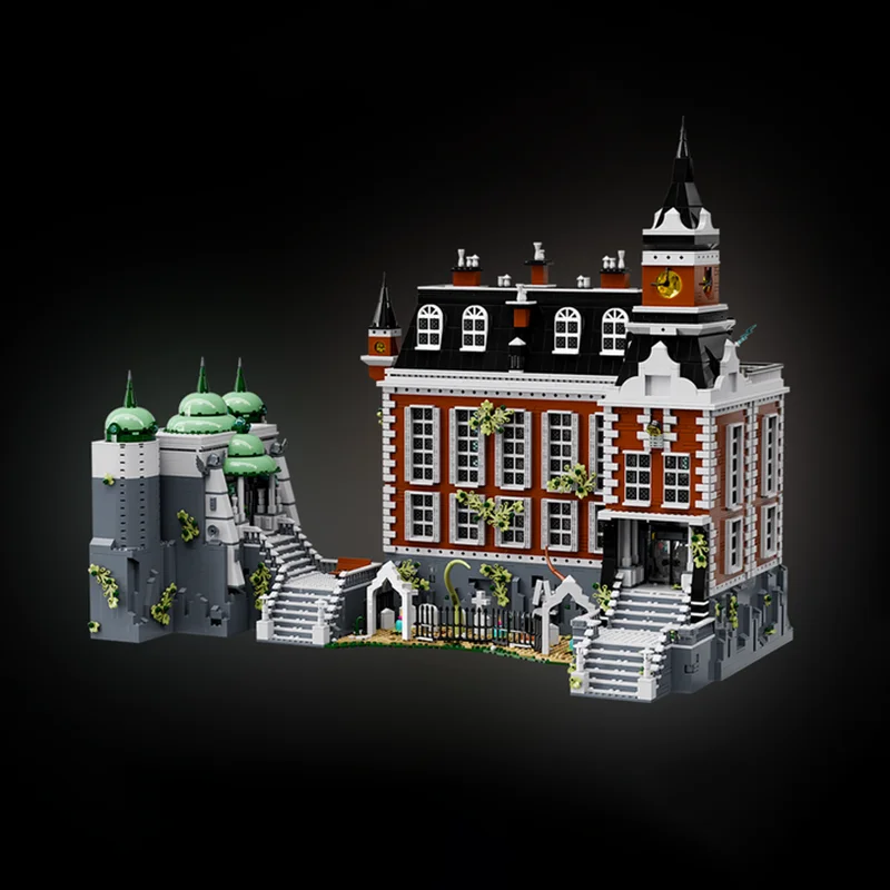 Beliebte Film Serie Moc Bausteine Geistige Krankheit Haus Set Modell Ziegel Stadt Street View DIY Montage Spielzeug Urlaub Geschenke