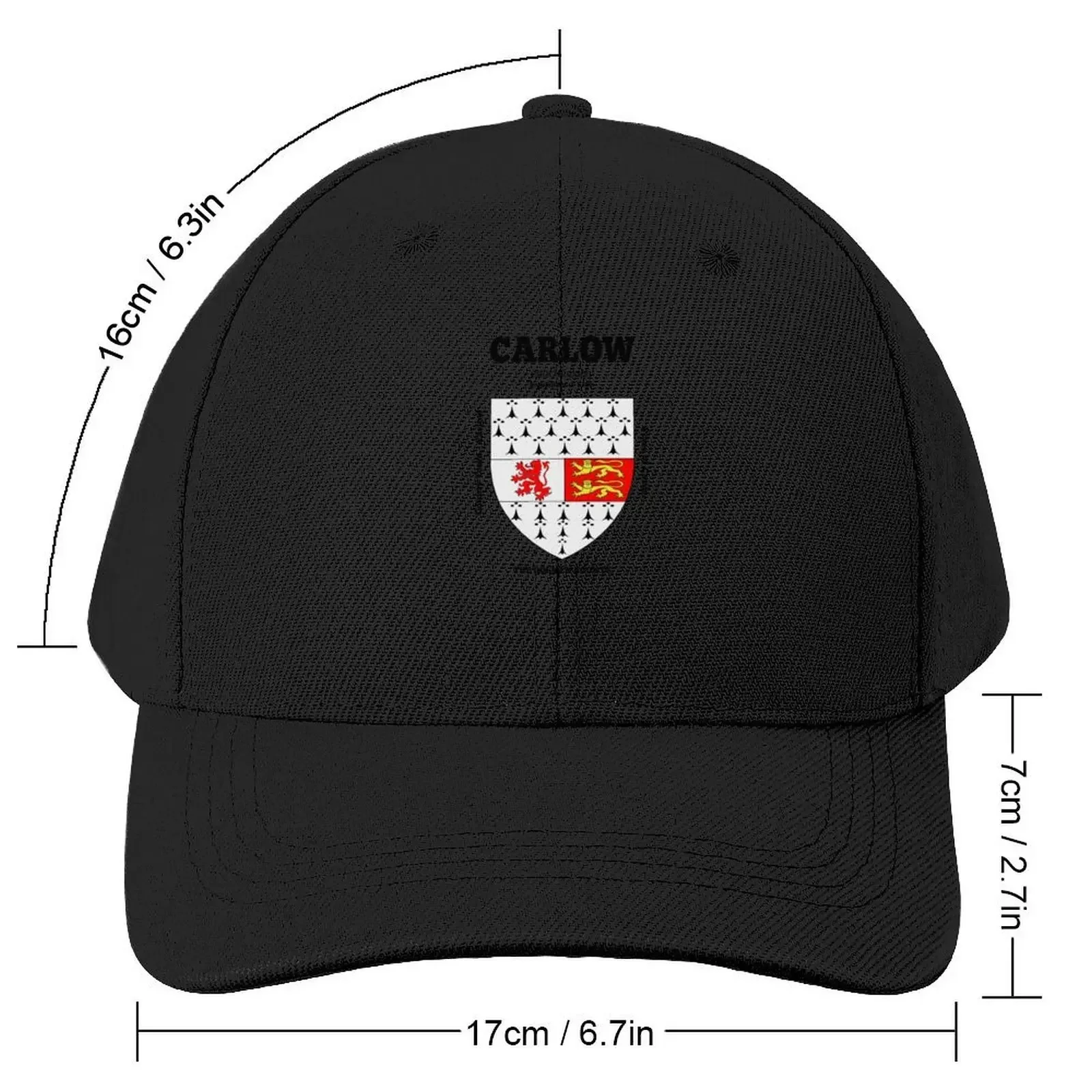 Irish County Carlow Ireland Crest, Translation & More Baseball Cap custom Hat Hip Hop Hats For Men Women's