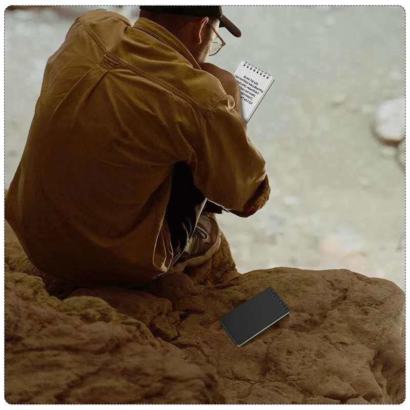 

Solid Waterproof Notebook 3X5 All-Weather Spiral Pocket Notepad Write In The Rain Waterproof Notepad