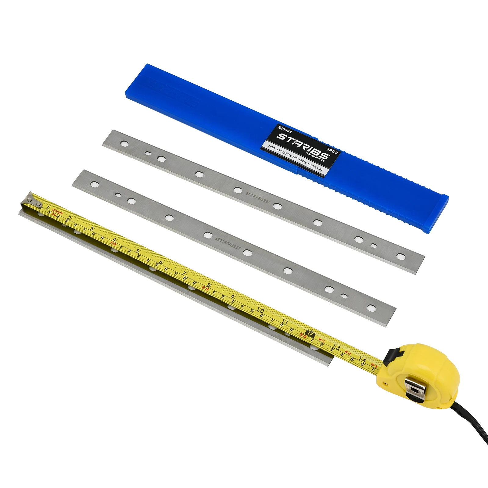STARIBS Lame per pialla 333 mm di ricambio DeWalt DW735 DW735X 13" Coltello per pialla per legno per la lavorazione del legno - 3 pezzi