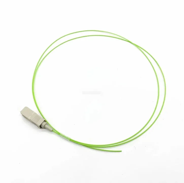 50PCS SC Connector Pigtails, SM G657A2 MM OM2/OM3/OM4/OM5 0.9MM 1.5 Meter Length LSZH Jacket Fiber Optic Pigtails Customizable