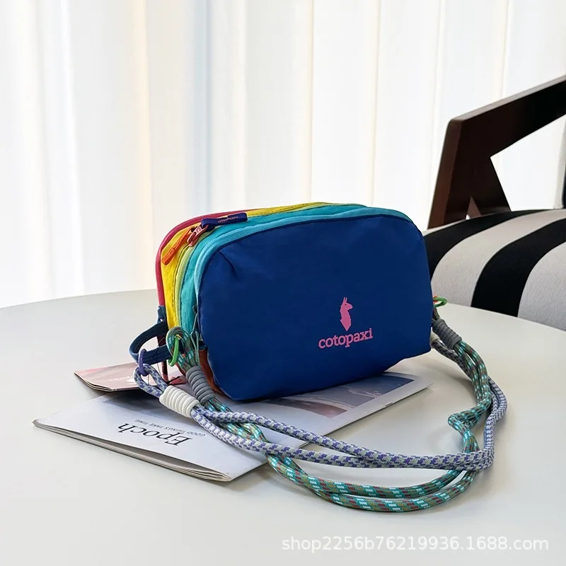 Dopamine Color Wash Storage Bag 3 Main Zipper Pockets Portable Reusable Travel Toiletry Bag Cosmetic Organizer Pouch
