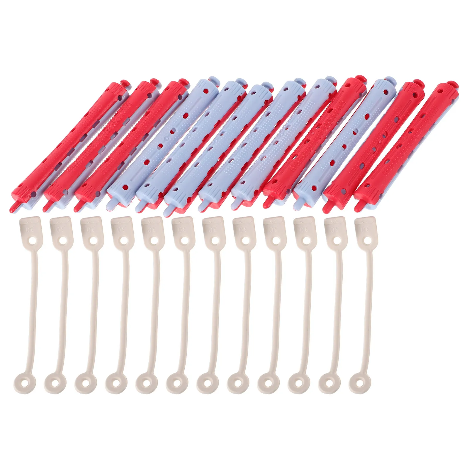 Hair Perm Rods 12 Pack PP Curling Rollers for Long Short Natural Hair Cold Wave Salon Styling