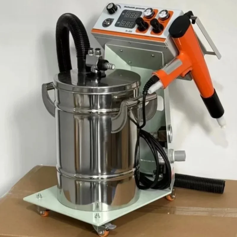 

1 Set Electrostatic Powder Coating Machine with Manual Powder Coating Spray Gun and Powder Tank