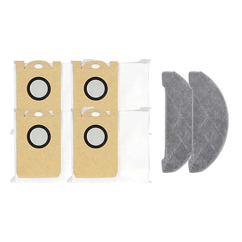 ABUD-2Set لملحقات المكنسة الكهربائية الروبوتية Neabot N2 كيس الغبار ومجموعات الممسحة