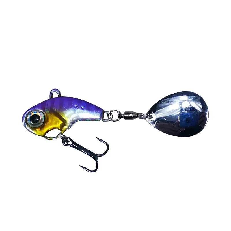 ZWICKE Winter Fishing Lures Artificial Hard Baits Spinner Spoon Lure Wobble Rotating Metal Vib Vibration Bait 7g 10g 14g 21g