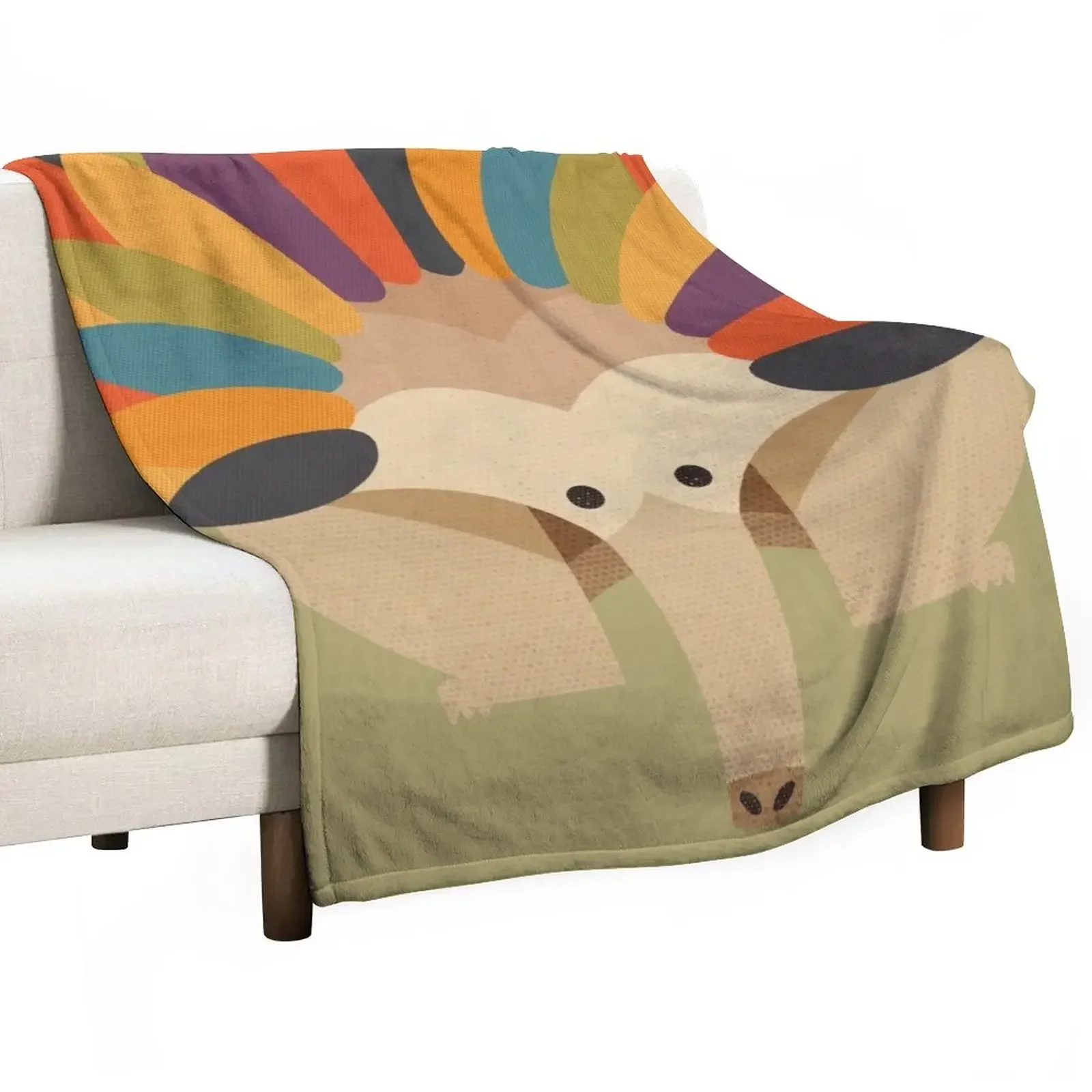 

Hello Echidna Throw Blanket For Sofa Thin Heavy Blankets